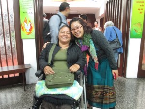 with Pastor Patricia of the Mennonite Church