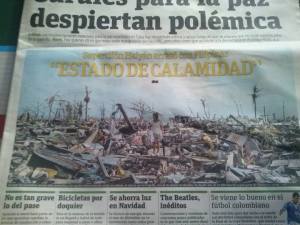 Phil. calamity made it headline